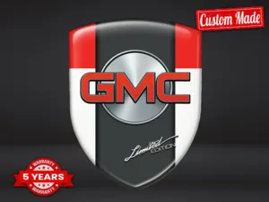 GMC Silikonaufkleber Auto Robust Universal Hochwertig